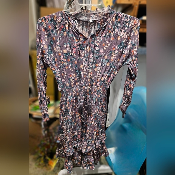 Yakira Bella floral purple Ditsy dress - Picture 1 of 4